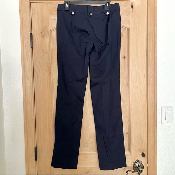 Tory Burch Navy Twill Trousers slacks pants - Picture 3 of 4